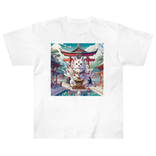 犬神様鎮座 Heavyweight T-Shirt