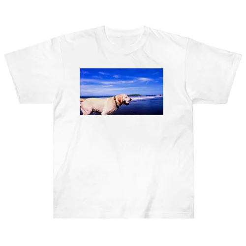 ラブラドール海老蔵 Heavyweight T-Shirt