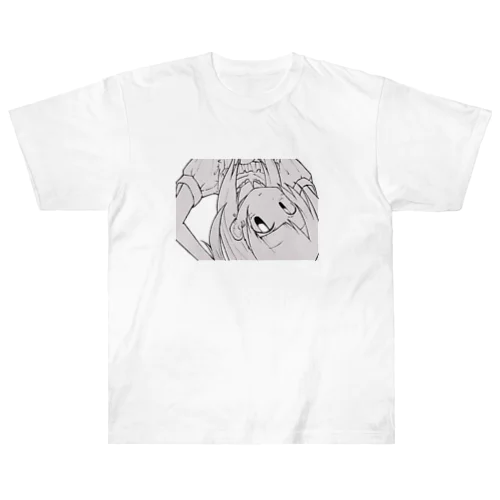 さかさまメイド女の子 Heavyweight T-Shirt