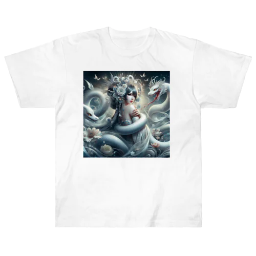 白龍の女神 Heavyweight T-Shirt