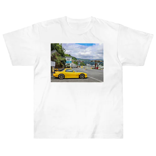 イニシャルD仕様rx7 ヘビーウェイトTシャツ