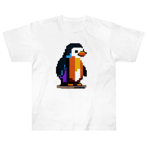 ドットペンギン　ききかえす ver ヘビーウェイトTシャツ