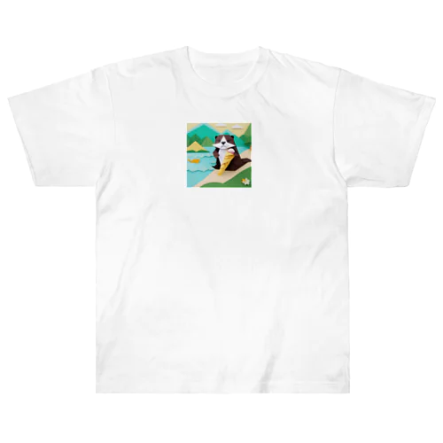 ice meets オリガミカワウソ Heavyweight T-Shirt