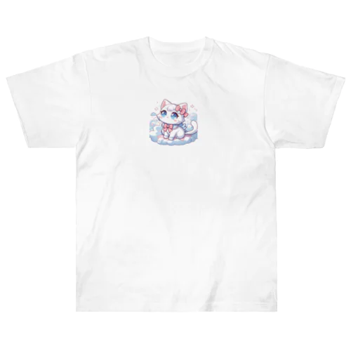 白猫 ヘビーウェイトTシャツ