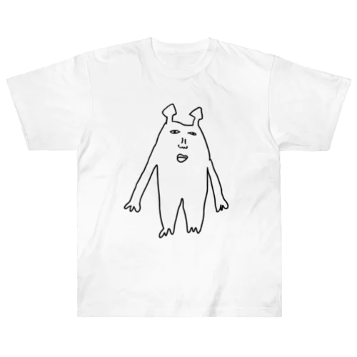 変な生き物II ヘビーウェイトTシャツ