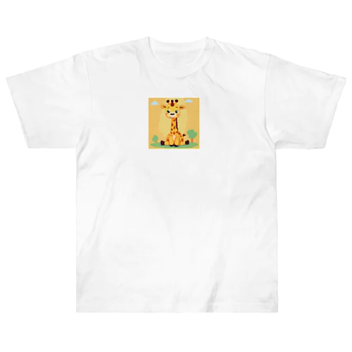 キリンのりん君 Heavyweight T-Shirt