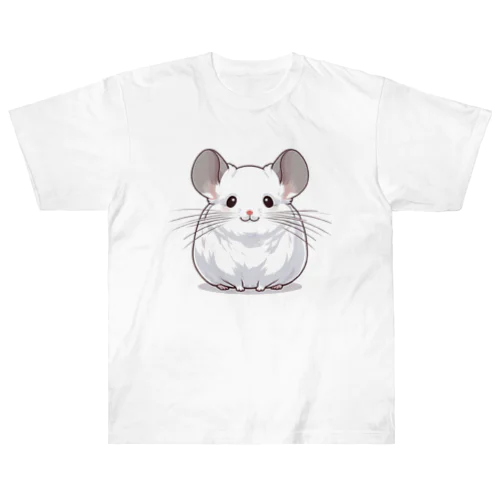 チンチラ（ホワイト） ヘビーウェイトTシャツ