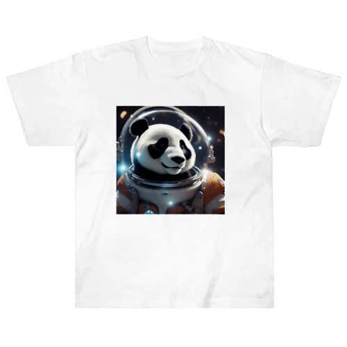 宇宙パンダ ヘビーウェイトTシャツ