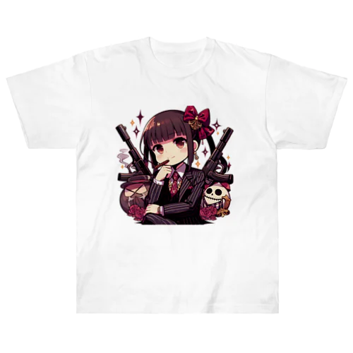 マフィア系少女 ヘビーウェイトTシャツ