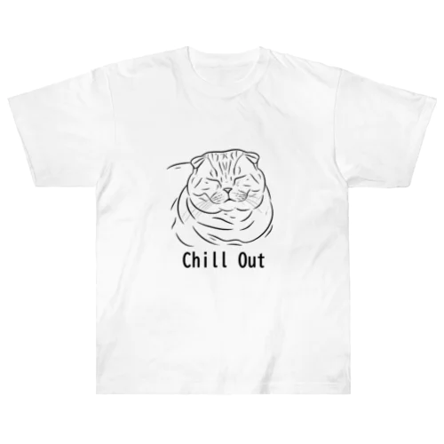 まったり猫 Heavyweight T-Shirt