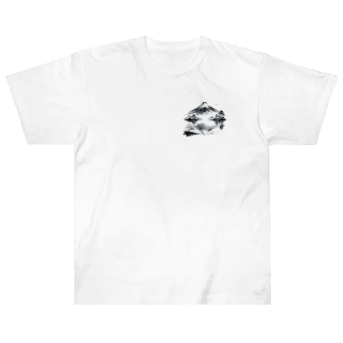 Mirroring Mt.Fuji Heavyweight T-Shirt