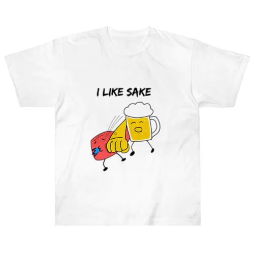 I like SAKE ヘビーウェイトTシャツ