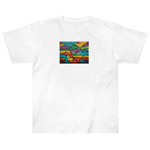 サイケデリックアート Heavyweight T-Shirt