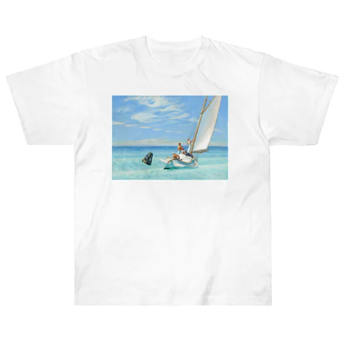 Edward Hopper "Ground swell" Heavyweight T-Shirt