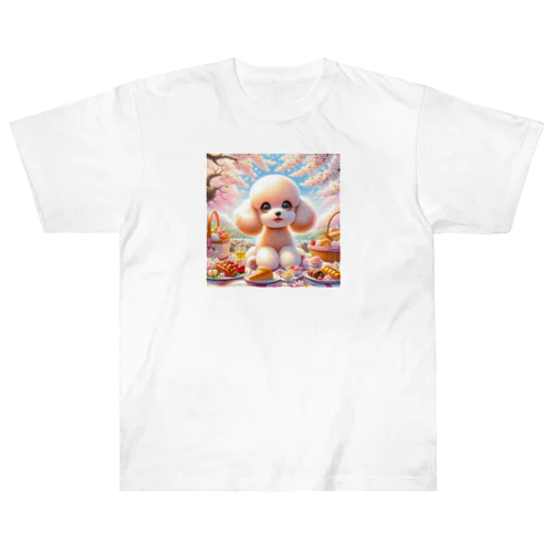 トイプードル　さくら　かわいい Heavyweight T-Shirt