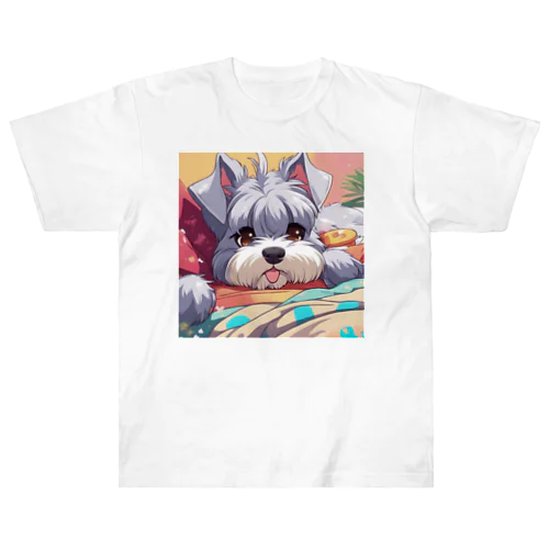 ふわふわシュナウザーちゃん Heavyweight T-Shirt