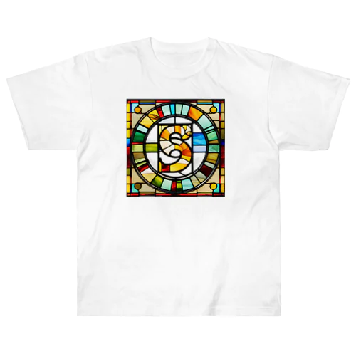 stained glass S ヘビーウェイトTシャツ