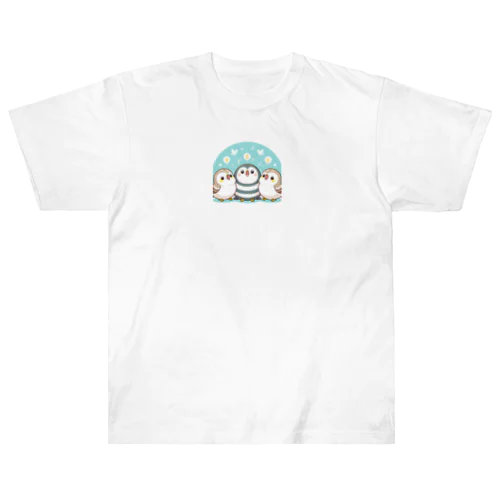 シマエナガ Heavyweight T-Shirt