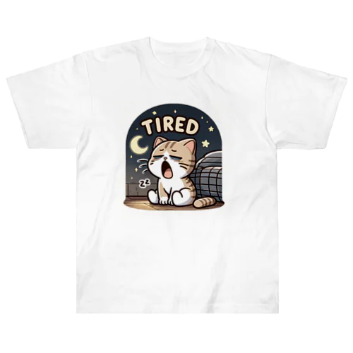 Tired cat7 ヘビーウェイトTシャツ