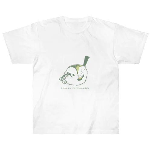 シマエナガとすずらん for you Tシャツ ヘビーウェイトTシャツ