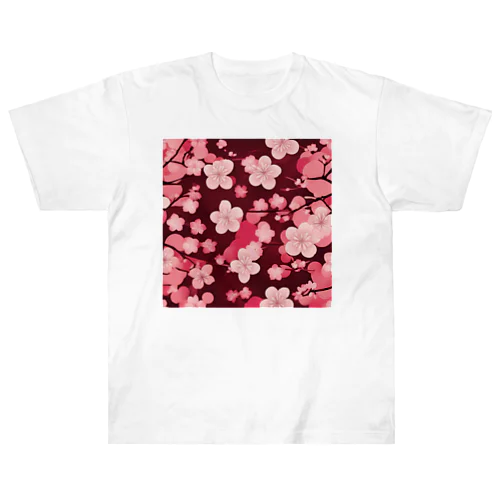 桜の花びら Heavyweight T-Shirt