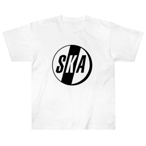 NEW WAVE SKA/Black Print Heavyweight T-Shirt