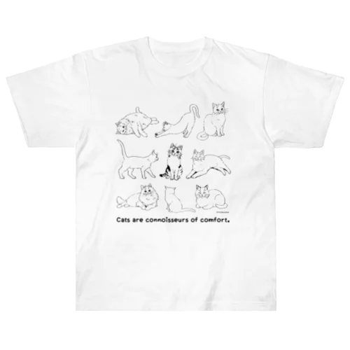 にゃん絵。 ヘビーウェイトTシャツ