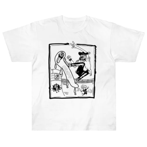 gp-meets ST Heavyweight T-Shirt