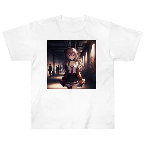 美少女㊾ Heavyweight T-Shirt