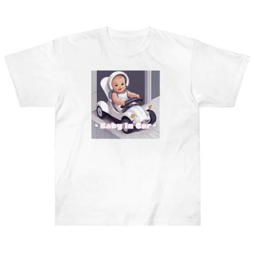 Baby in Car ヘビーウェイトTシャツ