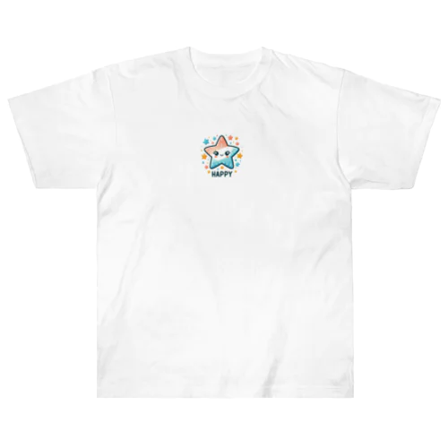 めずらしいスターデザイン Heavyweight T-Shirt