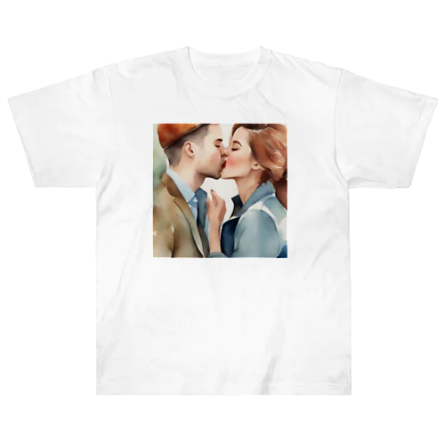 「恋人のキス」 Heavyweight T-Shirt