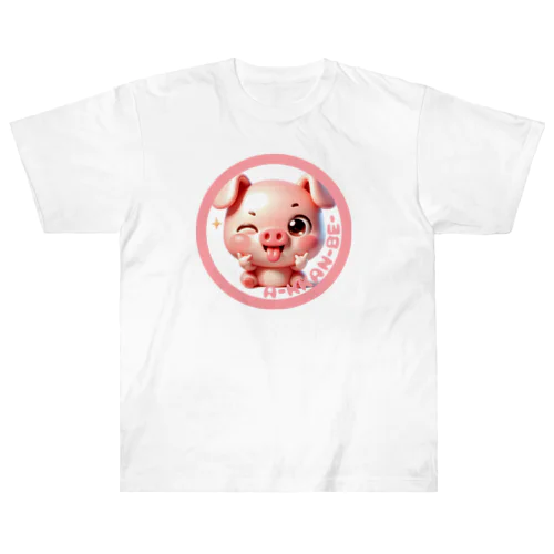 A-KKAN-BE-Boo（あっかんべーブー） ヘビーウェイトTシャツ