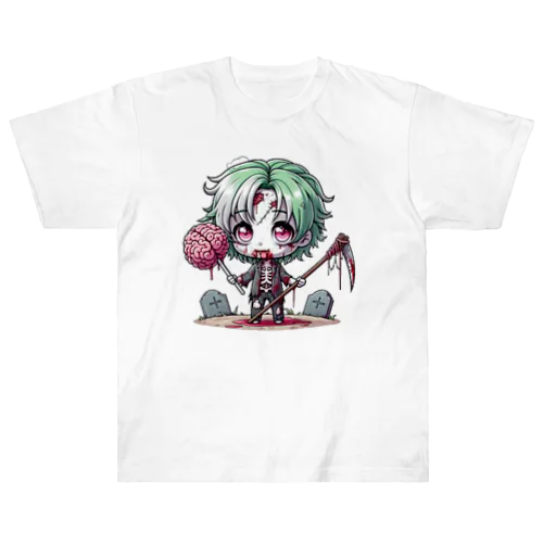 ホラー　ゾンビ８ ヘビーウェイトTシャツ