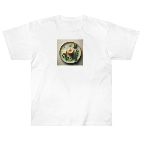 優雅なbreakfast  ヘビーウェイトTシャツ