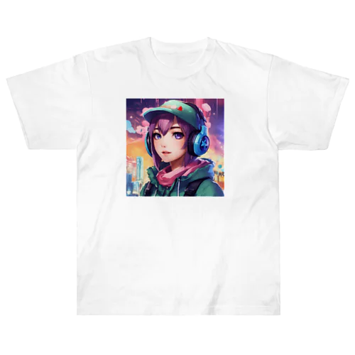 lofi girlNO.7 Heavyweight T-Shirt