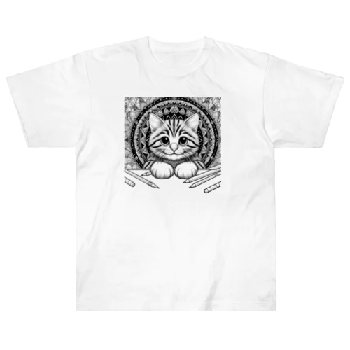 Arabesque Serenade: A Cat's Melody ヘビーウェイトTシャツ