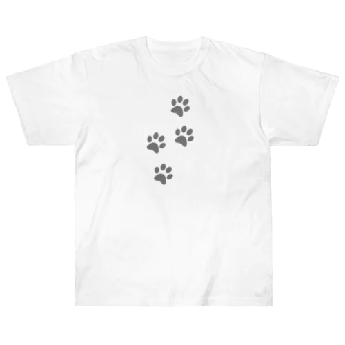 猫の足跡🐾 ヘビーウェイトTシャツ