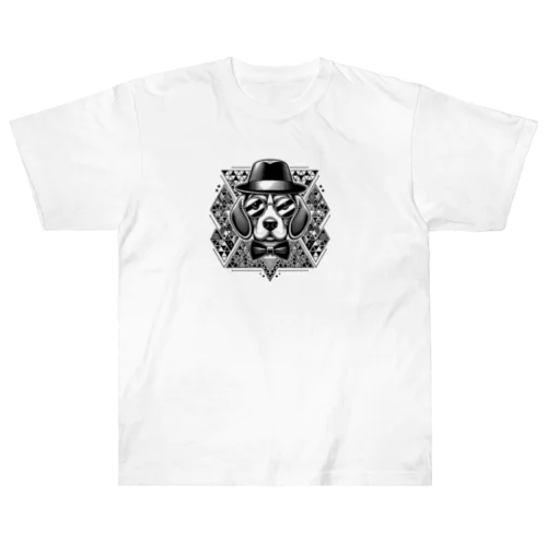 クールなビーグル Heavyweight T-Shirt