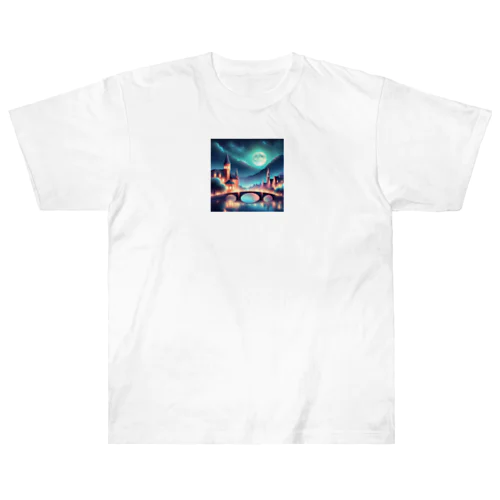 綺麗な夜景 Heavyweight T-Shirt