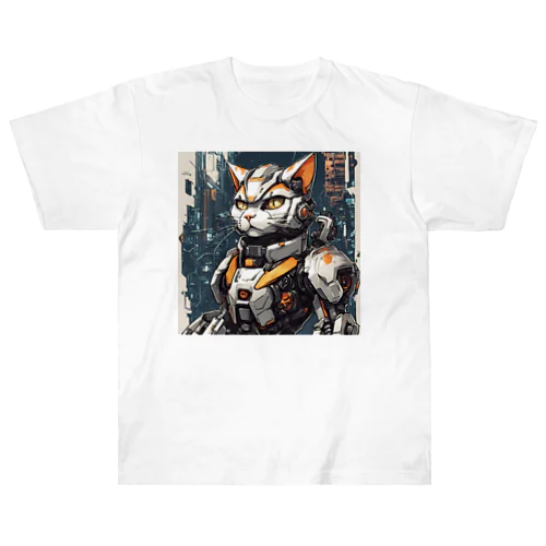 STRANGE-CAT メカ猫２ ヘビーウェイトTシャツ