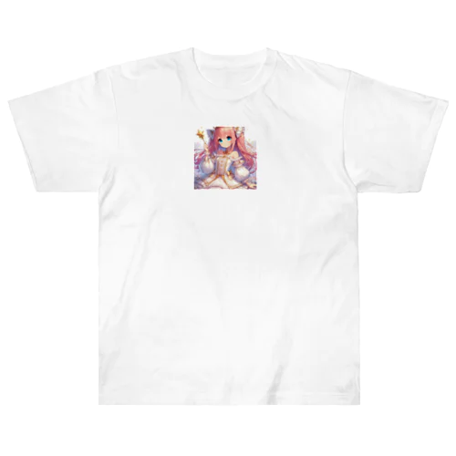 【可愛い】美少女魔法使い3 ヘビーウェイトTシャツ