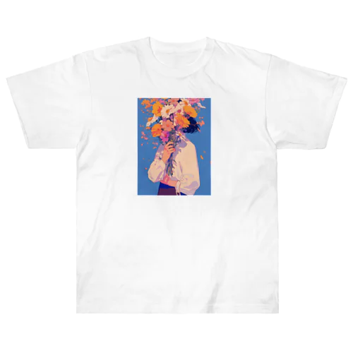 花と少女ラフルール1859 Heavyweight T-Shirt