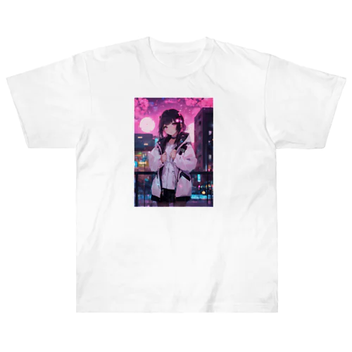 二次元の女の子 Heavyweight T-Shirt