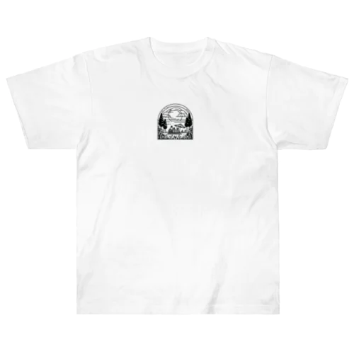  ピクニックの幸せなひととき Heavyweight T-Shirt