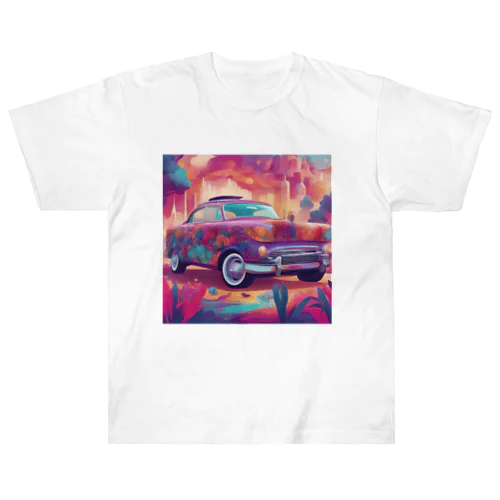 Art Paint Car ヘビーウェイトTシャツ