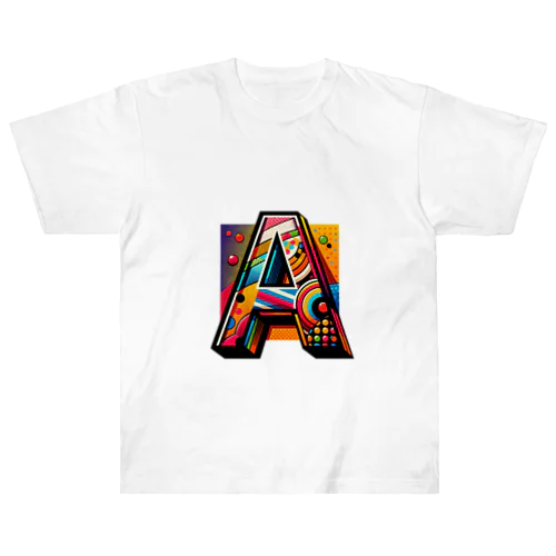 アルファベットのA ヘビーウェイトTシャツ