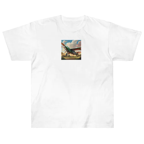 飛行機 Heavyweight T-Shirt