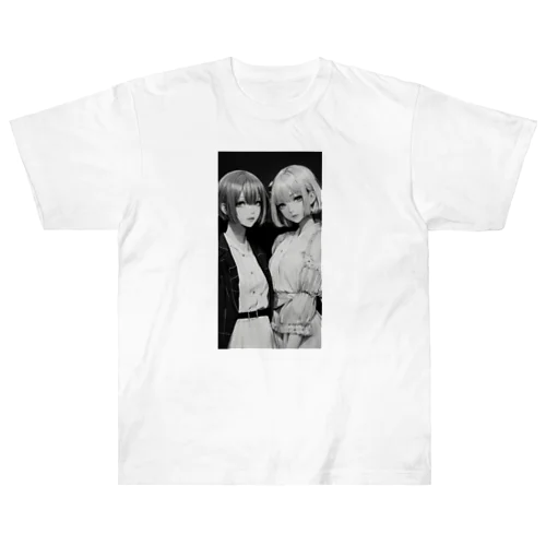 二次元の女の子 Heavyweight T-Shirt