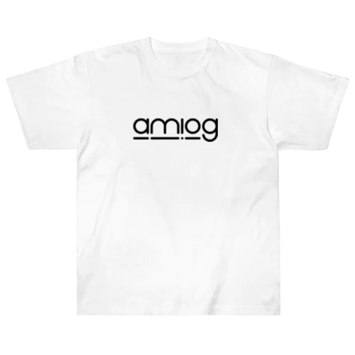 Amlog Black Logo Collection ヘビーウェイトTシャツ